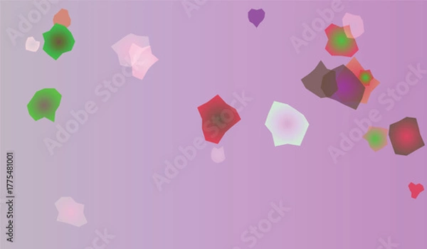 Fototapeta Abstract Gradient Background with Colorful Geometric Shapes Creates a Modern and Artistic Design