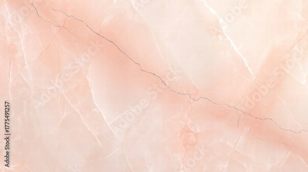 Fototapeta Elegant Pink Onyx or Marble Texture with Striking Dark Red Veining