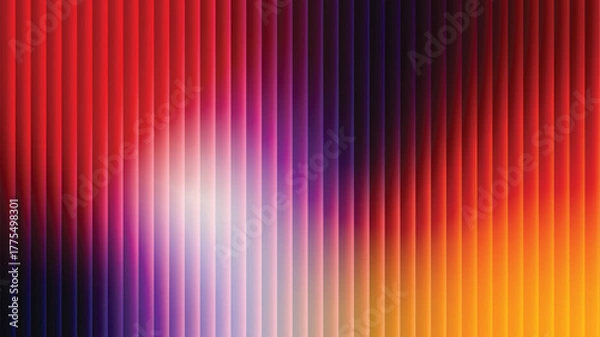 Obraz Gradient Red and Blue Light Flow Abstract Pattern.