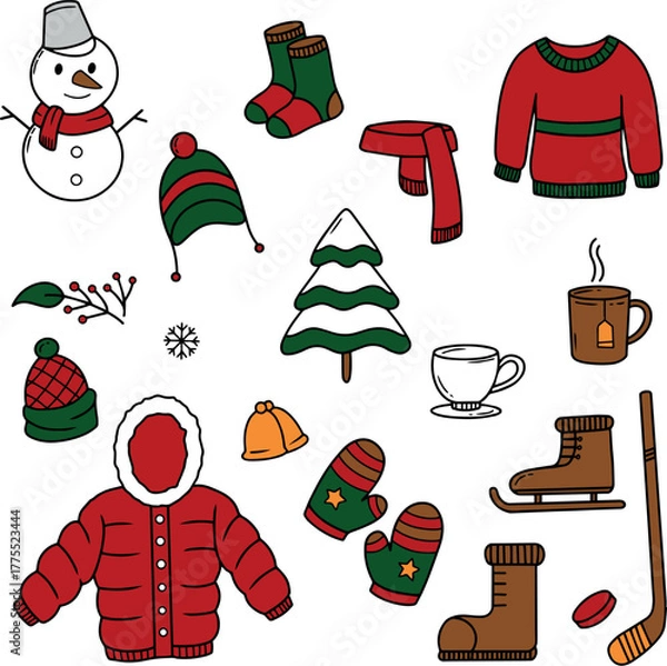 Obraz Christmas Set 2025