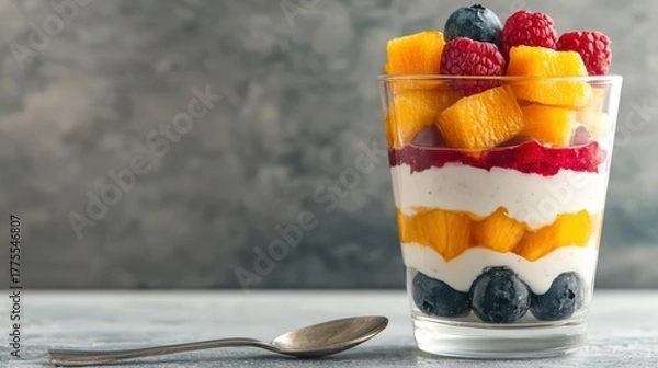 Obraz Neatly Folded Baby Onesie on Wooden Table with Soft Mat Background