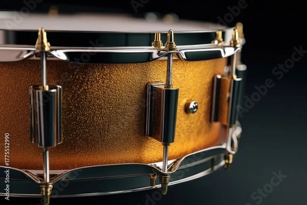 Fototapeta Ultra Detailed Snare Drum Close-Up