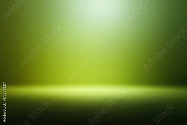 Fototapeta Abstract chartreuse gradient background with soft lighting