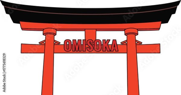 Obraz Omisoka is a traditional Japanese custom to celebrate the end of the year.