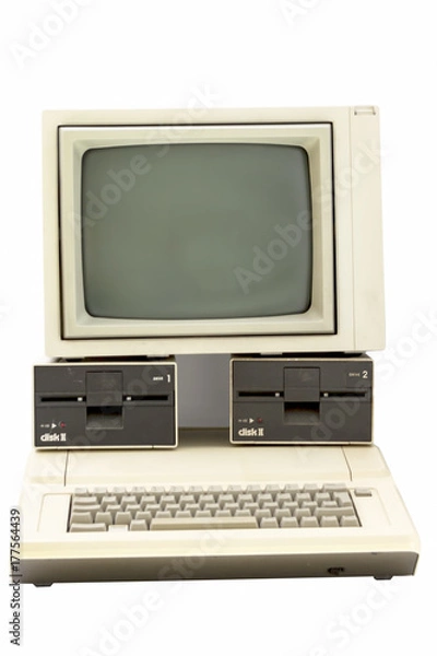 Fototapeta Very old computer