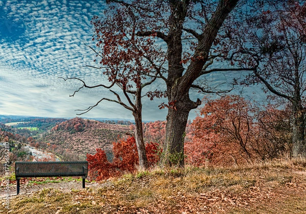 Fototapeta valley view