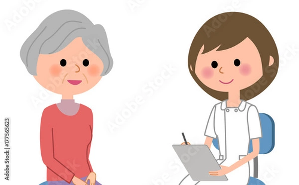 Obraz 看護師　問診　説明