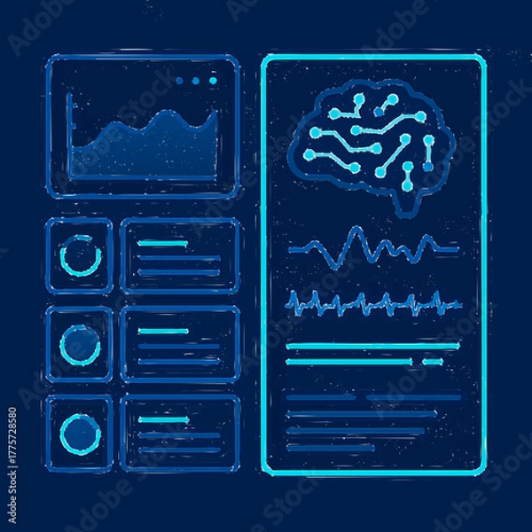 Fototapeta cloud computing concept
