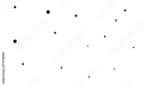 Fototapeta white minimal geometric dots background, dots black texture background, black dots, abstract clean dots pattern