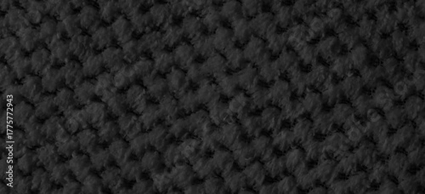 Fototapeta black braided material with an interesting pattern