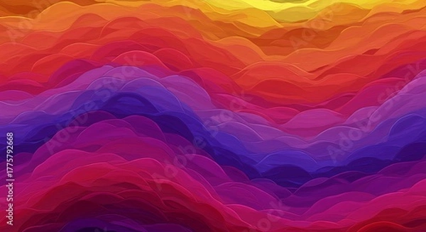 Fototapeta Abstract layered color background with vibrant hues suitable for various uses