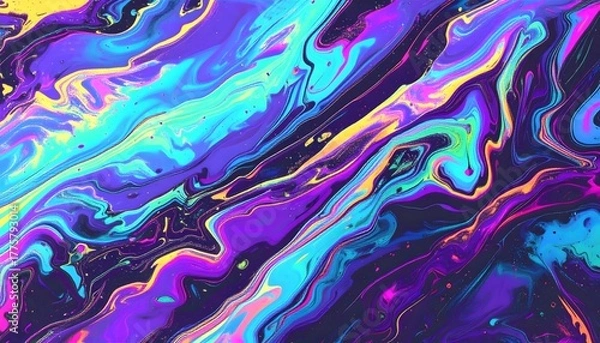 Fototapeta Digital Striped Glitch Background – Premium High Quality Design