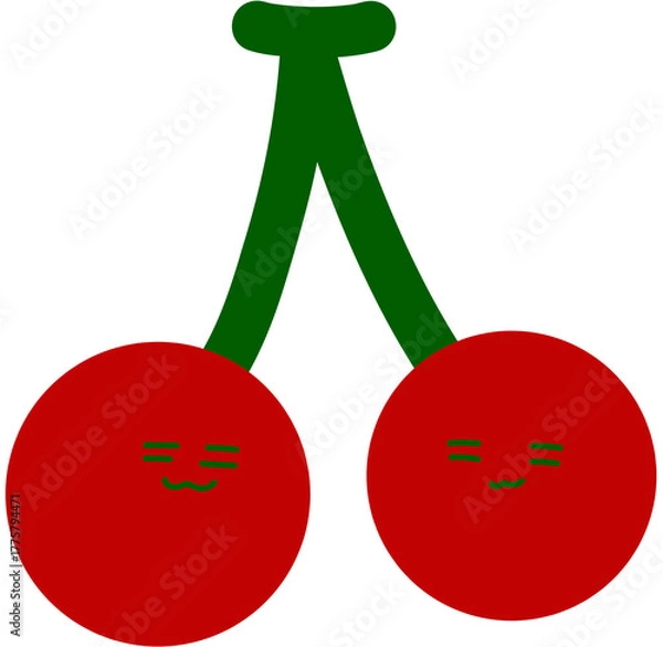 Fototapeta 체리 캐릭터