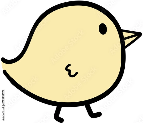 Fototapeta 병아리 드로잉