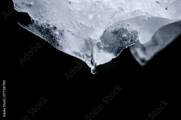 Obraz Melting glacier ice