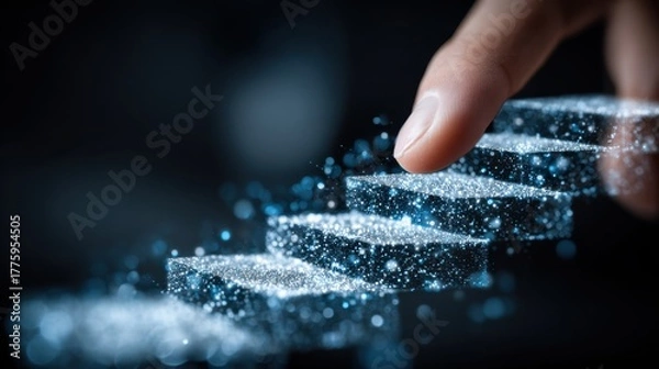 Obraz Turn vision into action by visualizing clear outcomes and the daily steps that transform effort into measurable success.
