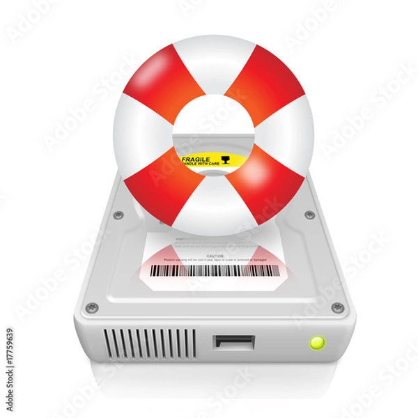 Obraz Gray Hard Drive Help