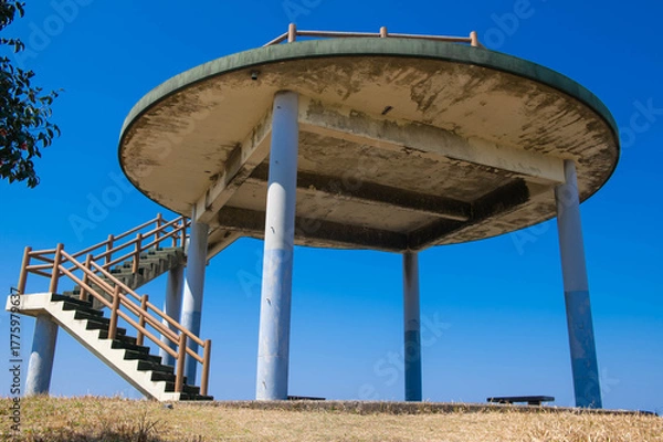 Fototapeta 老嶽山頂の展望所