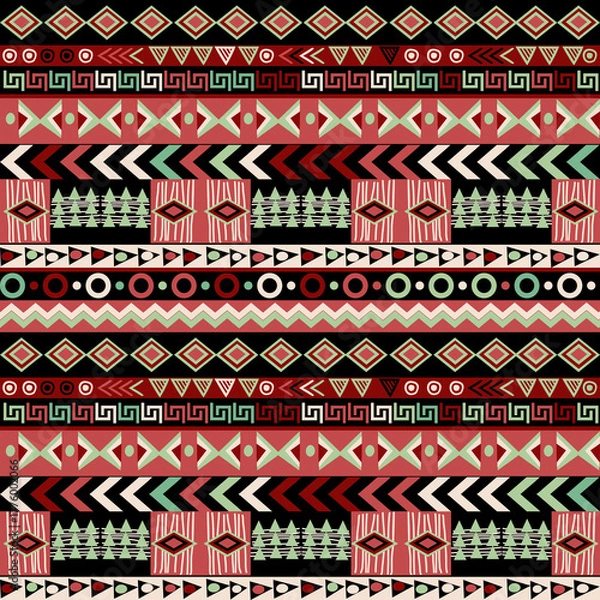 Obraz Ethnic motifs design, seamless pattern