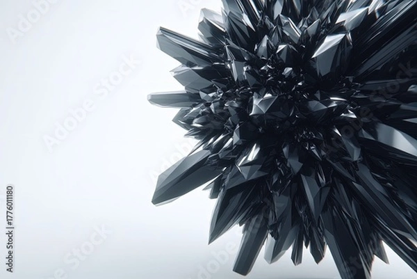 Obraz Abstract Crystal Cluster Design