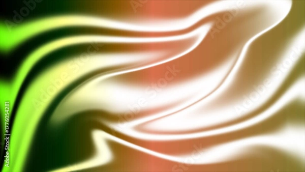 Fototapeta Abstract liquid silk design with fluid lines and vibrant color gradients an artful representation