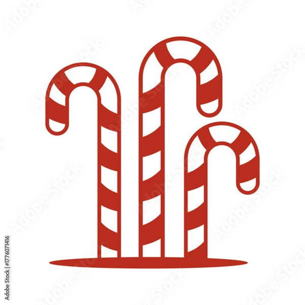 Fototapeta Christmas icon image design