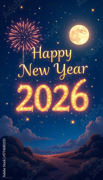 Obraz Happy New Year 2026