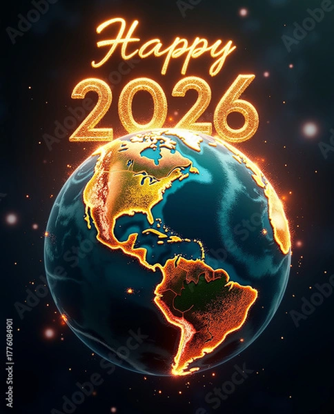 Obraz Happy New Year 2026