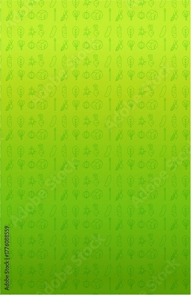Fototapeta Green Innovation Pattern – Eco Science Icons on Gradient Background, Nature Meets Technology – Minimalist Green Science Motif Wallpaper, Sustainable Discovery – Seamless Eco-Tech Symbol De