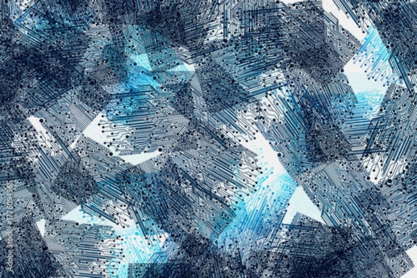 Fototapeta Network Dimensions