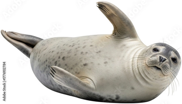 Obraz 바다에 사는 해양 포유류 물개 물범 바다사자 바다표범 이미지