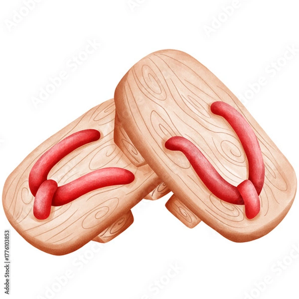 Fototapeta Tiny Spirits Dancing Through Japan