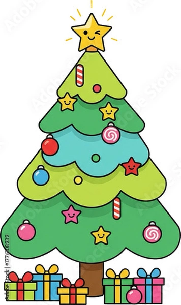 Fototapeta 크리스마스트리