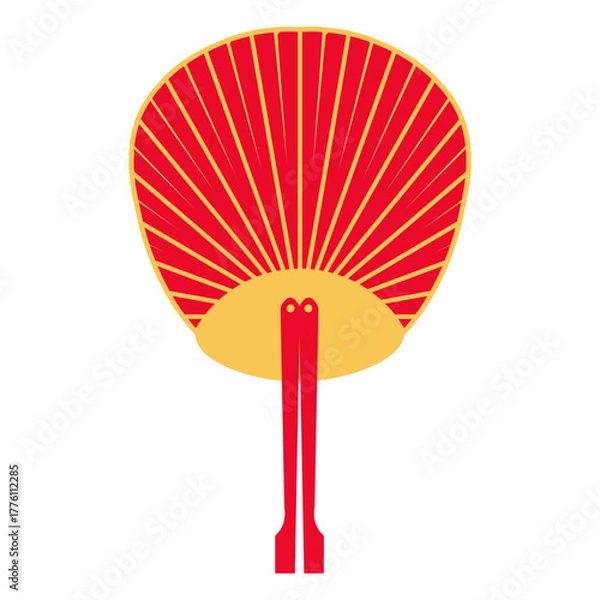 Obraz Lunar New Year Folding Fan