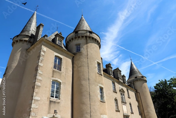 Obraz Perspective sur le château de Nexon