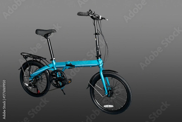 Fototapeta Folding compact bike.
