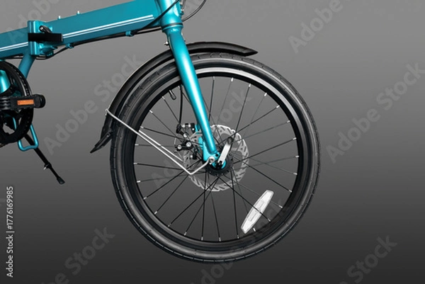 Fototapeta Bicycle brake disc.