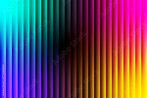Fototapeta Colorful gradient stripes background 