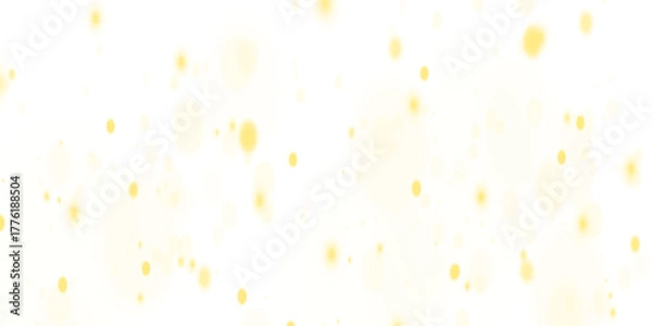 Fototapeta Glowing magic glitter sparkle dust trail flowing across golden background.
