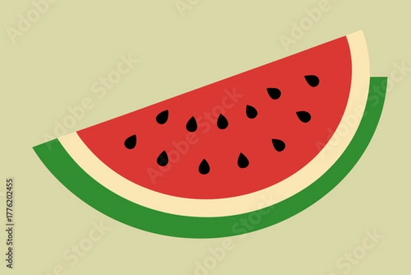 Fototapeta watermelon slice background