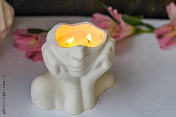 Obraz handmade candle