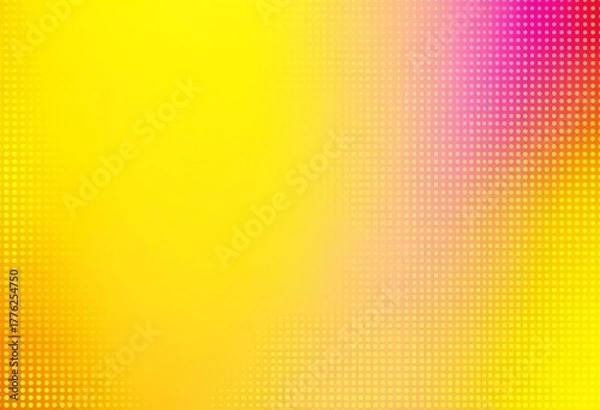 Fototapeta Abstract yellow halftone background texture with fine dots ,  vintage,  comic