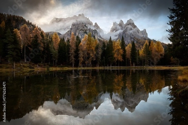 Obraz lake in the mountains