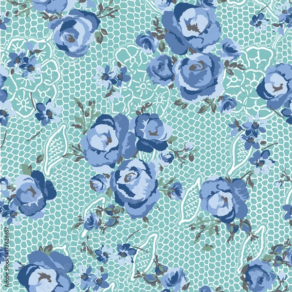 Obraz lace floral pattern