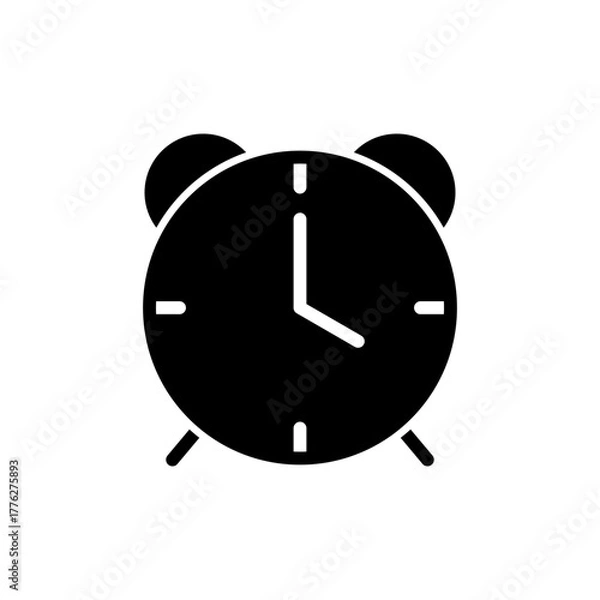 Fototapeta Clock icon vector for web and mobile app. Time sign and symbol. watch icon