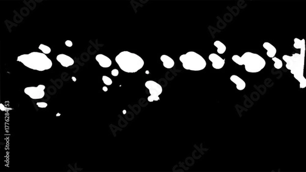 Fototapeta Abstract Brush Stroke Splatter Grungy Ink Illustration Design Element