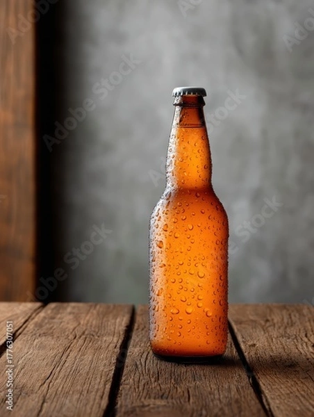 Obraz Craft Beer Bottle Mockup Template