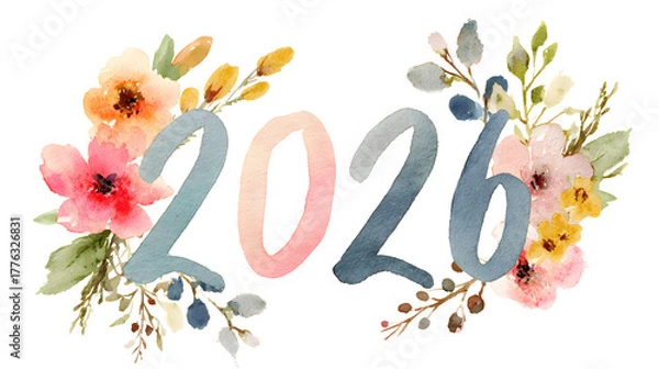 Obraz Elegant Happy New Year 2026 Celebration