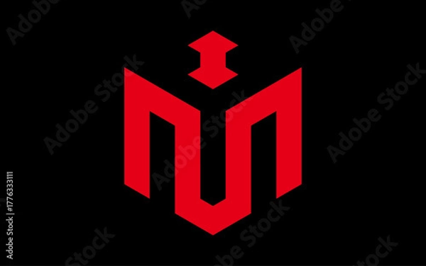 Obraz Monogram M Logo Design Service For Your Business