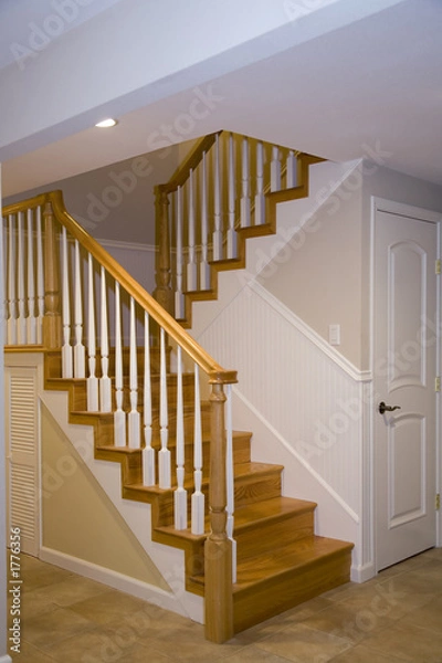 Obraz remodeled luxurious staircase